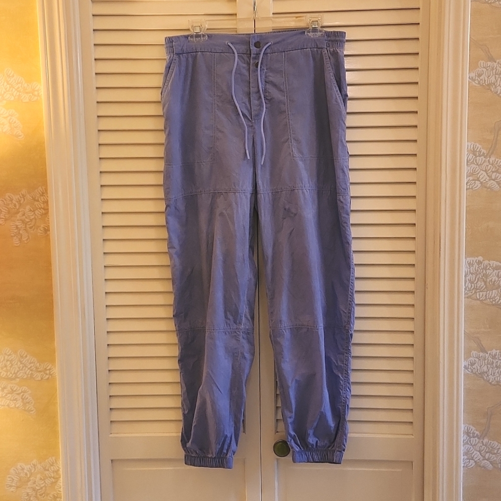 Athleta Lavender Drawstring Track Pants